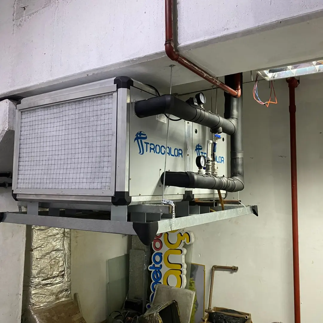 Sistema Trocalor industrial para climatização